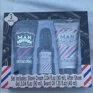 Men's Grooming Set - Black and White